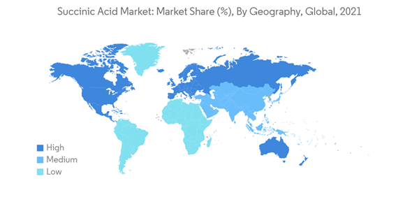 Succinic Acid Market Succinic Acid Market Market Share By Geography Global 2021 Succinic Acid Market Succinic Acid Market Market Share By Geography Global 2021