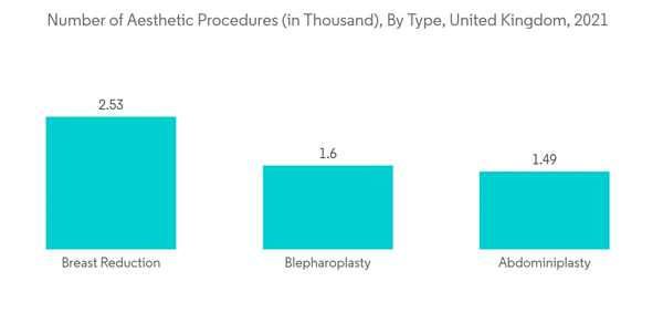 Cosmetic Surgery And Services Market Number Of Aesthetic Procedures In Thousand By Type United Kingdom 2021 Cosmetic Surgery And Services Market Number Of Aesthetic Procedures In Thousand By Type United Kingdom 2021