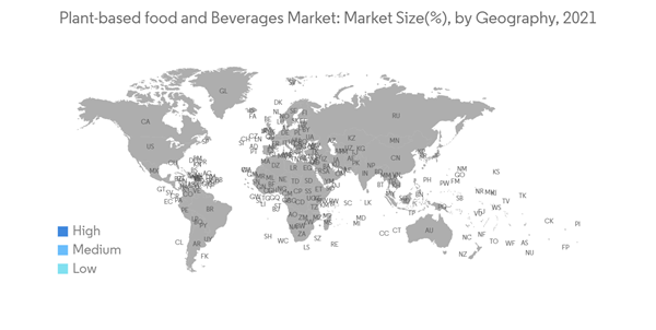 Plant Based Food And Beverages Market Plant Based Food And Beverages Market Market Size By Geography 2021 Plant Based Food And Beverages Market Plant Based Food And Beverages Market Market Size By Geography 2021
