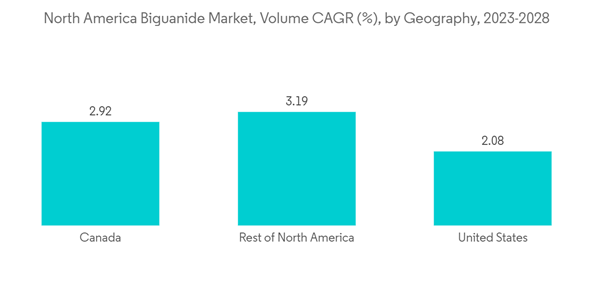 North America Biguanide Market North America Biguanide Market Volume C A G R By Geography 2023 2028 North America Biguanide Market North America Biguanide Market Volume C A G R By Geography 2023 2028