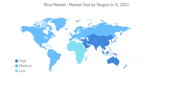 Rice Market Rice Market Market Size By Region In 2021 Rice Market Rice Market Market Size By Region In 2021
