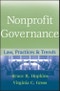 Nonprofit Governance. Law, Practices, and Trends. Edition No. 1 - Product Thumbnail Image