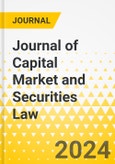 Journal of Capital Market and Securities Law- Product Image