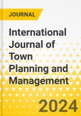 International Journal of Town Planning and Management- Product Image