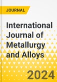 International Journal of Metallurgy and Alloys- Product Image