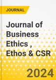 Journal of Business Ethics , Ethos & CSR- Product Image