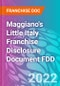 Maggiano's Little Italy Franchise Disclosure Document FDD - Product Image