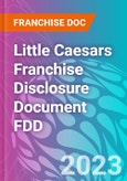 Little Caesars Franchise Disclosure Document FDD- Product Image