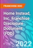 Home Instead, Inc. Franchise Disclosure Document (FDD)- Product Image