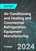 Air Conditioning and Heating (HVAC) and Commercial Refrigeration Equipment Manufacturing (U.S.): Analytics, Extensive Financial Benchmarks, Metrics and Revenue Forecasts to 2030, NAIC 333415- Product Image
