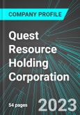 Quest Resource Holding Corporation (QRHC:NAS): Analytics, Extensive Financial Metrics, and Benchmarks Against Averages and Top Companies Within its Industry- Product Image