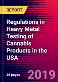 Regulations in Heavy Metal Testing of Cannabis Products in the USA- Product Image