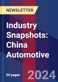 Industry Snapshots: China Automotive- Product Image