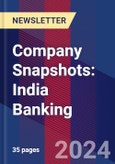 Company Snapshots: India Banking- Product Image