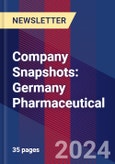 Company Snapshots: Germany Pharmaceutical- Product Image