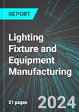 Lighting Fixture and Equipment (Including Controls, Lamps, Parts & Bulbs) Manufacturing (U.S.): Analytics, Extensive Financial Benchmarks, Metrics and Revenue Forecasts to 2030, NAIC 335100- Product Image