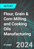 Flour, Grain & Corn Milling and Cooking Oils (Including Vegetable, Canola, Olive, Peanut & Soy) Manufacturing (U.S.): Analytics, Extensive Financial Benchmarks, Metrics and Revenue Forecasts to 2030, NAIC 311200- Product Image