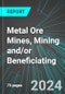 Metal Ore Mines (including Iron, Gold, Silver, Copper, Nickle, Uranium and Radium), Mining and/or Beneficiating (U.S.): Analytics, Extensive Financial Benchmarks, Metrics and Revenue Forecasts to 2030, NAIC 212200 - Product Thumbnail Image