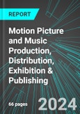 Motion Picture (Movie and Film) and Music (Sound) Production, Distribution, Exhibition (Theaters) & Publishing (Broad-Based) (U.S.): Analytics, Extensive Financial Benchmarks, Metrics and Revenue Forecasts to 2030, NAIC 512000- Product Image