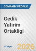 Gedik Yatirim Ortakligi Fundamental Company Report Including Financial, SWOT, Competitors and Industry Analysis- Product Image