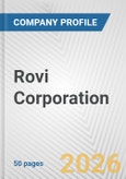 Rovi Corporation Fundamental Company Report Including Financial, SWOT, Competitors and Industry Analysis- Product Image