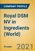 Royal DSM NV in Ingredients (World)- Product Image