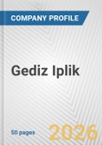 Gediz Iplik Fundamental Company Report Including Financial, SWOT, Competitors and Industry Analysis- Product Image