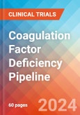 Coagulation Factor Deficiency - Pipeline Insight, 2024- Product Image