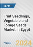 Fruit Seedlings, Vegetable and Forage Seeds Market in Egypt: Business Report 2024- Product Image