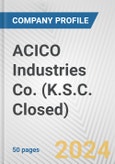 ACICO Industries Co. (K.S.C. Closed) Fundamental Company Report Including Financial, SWOT, Competitors and Industry Analysis- Product Image