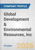 Global Development & Environmental Resources, Inc. Fundamental Company Report Including Financial, SWOT, Competitors and Industry Analysis- Product Image
