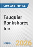 Fauquier Bankshares Inc. Fundamental Company Report Including Financial, SWOT, Competitors and Industry Analysis- Product Image
