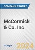 McCormick & Co. Inc. Fundamental Company Report Including Financial, SWOT, Competitors and Industry Analysis- Product Image