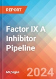 Factor IX A Inhibitor - Pipeline Insight, 2024- Product Image