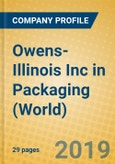 Owens-Illinois Inc in Packaging (World)- Product Image