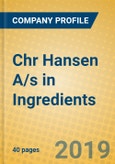Chr Hansen A/s in Ingredients- Product Image