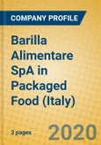 Barilla Alimentare SpA in Packaged Food (Italy)- Product Image