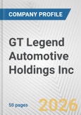 GT Legend Automotive Holdings Inc. Fundamental Company Report Including Financial, SWOT, Competitors and Industry Analysis- Product Image