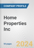 Home Properties Inc. Fundamental Company Report Including Financial, SWOT, Competitors and Industry Analysis- Product Image