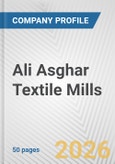 Ali Asghar Textile Mills Fundamental Company Report Including Financial, SWOT, Competitors and Industry Analysis- Product Image