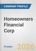 Homeowners Financial Corp. Fundamental Company Report Including Financial, SWOT, Competitors and Industry Analysis- Product Image