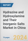 Hydrazine and Hydroxylamine and Their Inorganic Salts Market in China: Business Report 2024- Product Image