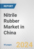 Nitrile Rubber Market in China: 2017-2023 Review and Forecast to 2027- Product Image