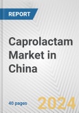 Caprolactam Market in China: 2017-2023 Review and Forecast to 2027- Product Image