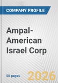 Ampal-American Israel Corp. Fundamental Company Report Including Financial, SWOT, Competitors and Industry Analysis- Product Image