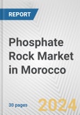 Phosphate Rock Market in Morocco: 2017-2023 Review and Forecast to 2027- Product Image