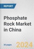 Phosphate Rock Market in China: 2017-2023 Review and Forecast to 2027- Product Image
