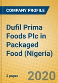 Dufil Prima Foods Plc in Packaged Food (Nigeria)- Product Image