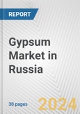 Gypsum Market in Russia: 2017-2023 Review and Forecast to 2027- Product Image