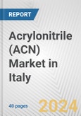 Acrylonitrile (ACN) Market in Italy: 2017-2023 Review and Forecast to 2027- Product Image